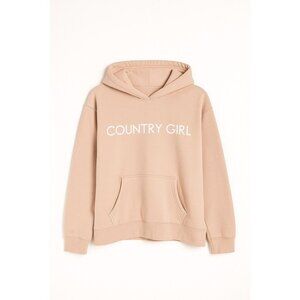 Brunette the Label | M/L | “Country Girl” Hoodie | Tan